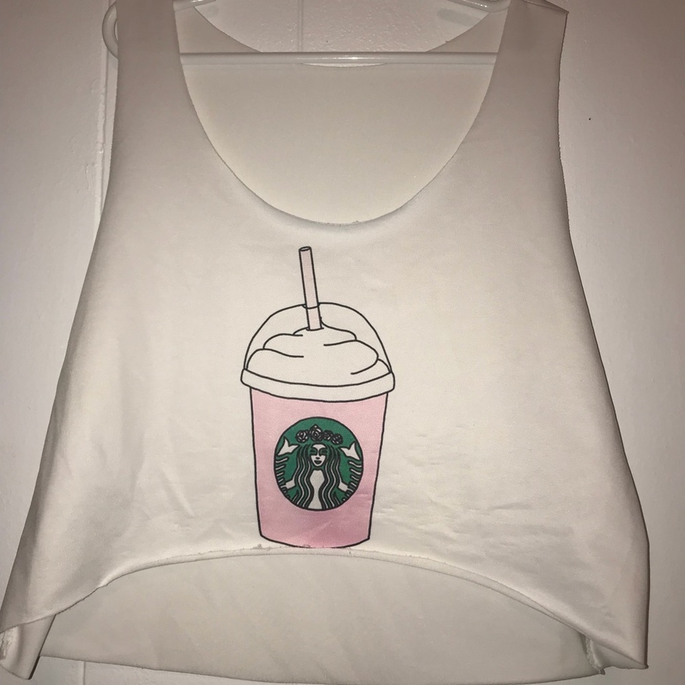 Graphic crop top